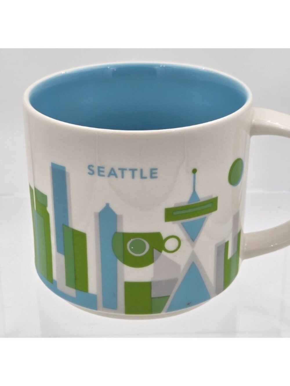 Starbucks You Are Here Seattle Travel Coffee Mug 2013 Reusable Hot Cup - Picture 2 of 11